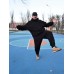 Костюм Oversize утепленный чёрный